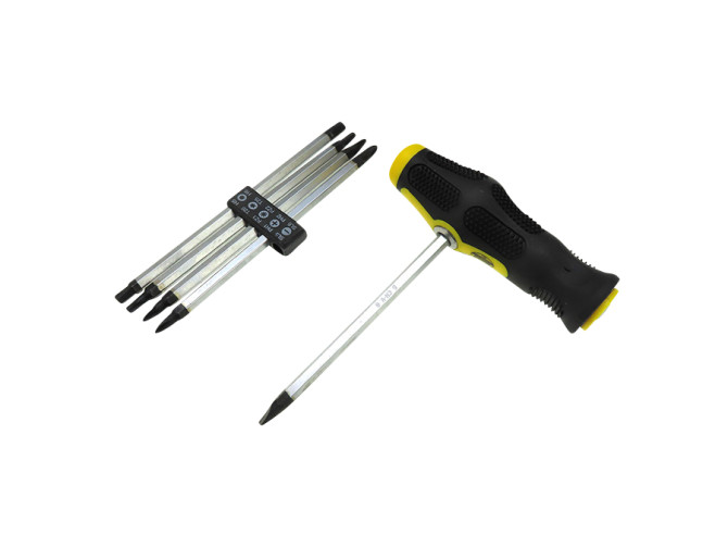 Screwdriver 10 in 1 set duo handle product